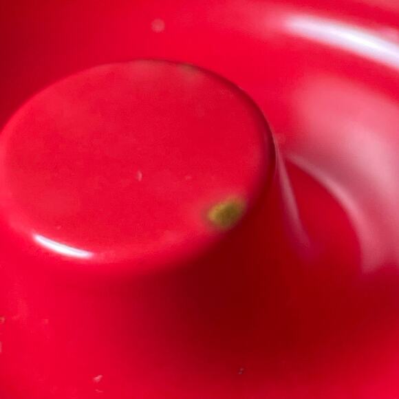 Vintage Budweiser Beer Ashtray Red Plastic 1980s Bar Bud Advertisement American - Picture 10 of 16